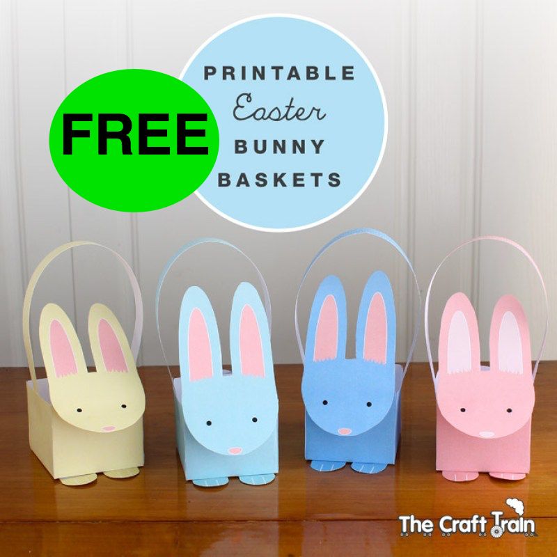 FREE Printable Easter Baskets!