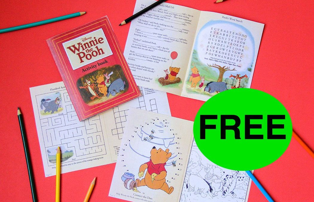 FREE Winnie the Pooh Printable Activity Book!