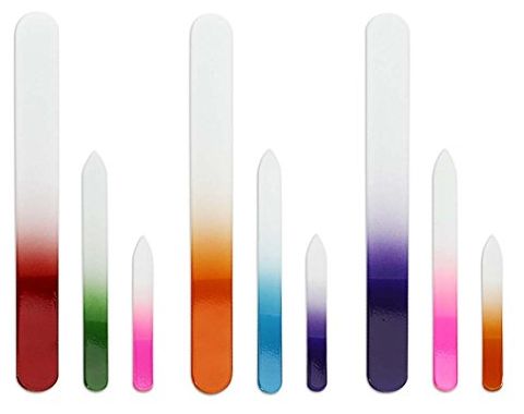 Glass Nail File Set of 9 UNDER $8 SHIPPED