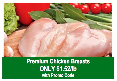 AMAZING Meat Deal! Premium Boneless Skinless Chicken Breasts Only $1.52/Pound! ENDS 4/17!