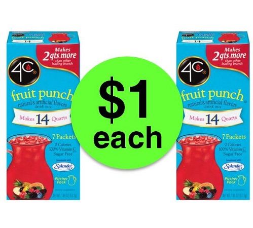 Drink Up 4C Drink Mix JUST $1 Each at Publix! ~ Starts Sunday!