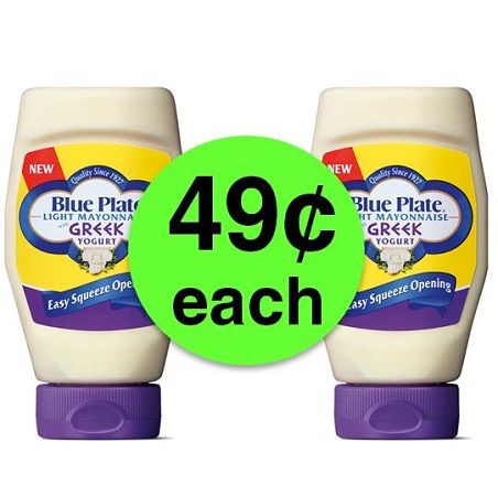 Squeeze Into Publix for 49¢ Blue Plate Light Mayonnaise w/Greek Yogurt Squeeze Bottles! ~ Going On Now!