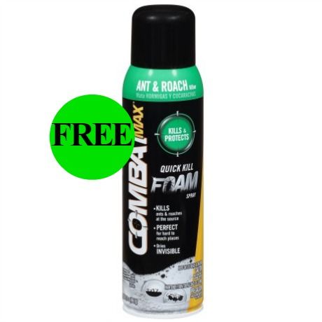 FREE Combat Max Quick Kill Foam Spray (After Rebate) at Walmart! ~ Happening Right Now