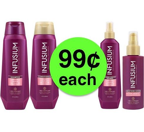 Nab Infusium Hair Care ONLY 99¢ Each (Reg. $7) at Target! ~ Ends Saturday!