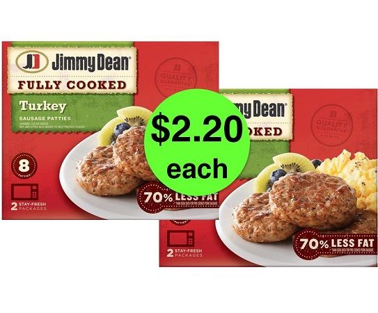 Run to Publix to Nab Jimmy Dean Fully Cooked Sausage JUST $2.20 Each! ~ Ad Ends Tonight!