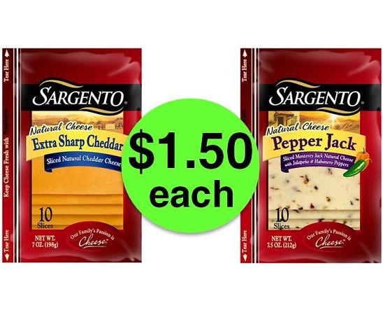 Make It Cheesy with $1.50 Sargento Natural Cheese Slices at Publix! ~ Ends Tues/Weds!