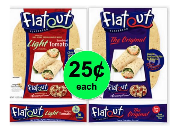 Wrap It Up with Flatout Wraps As Low As 25¢ Each at Winn Dixie! ~Starts Today!