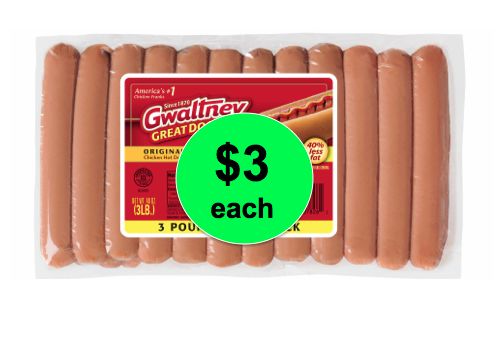 Bring On the Dogs! Pick Up Gwaltney Franks BIG PACK for Only $3 at Winn Dixie! ~ This Weekend Only!