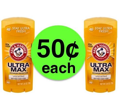 Stay Dry & Cool with 50¢ Arm & Hammer Deodorant at Publix! ~ Starts Weds/Thurs!