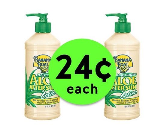 Lather Up with 24¢ Banana Boat Aloe Aftersun Lotion at Target! ~ This Week!