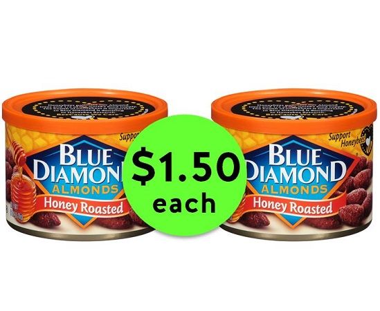 60% Off Almonds! Pick Up Blue Diamond Almond Cans ONLY $1.50 Each at Target! ~ This Week Only!