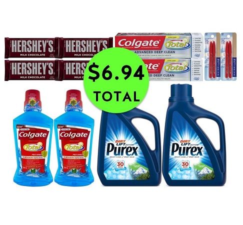 For Only $6.94 TOTAL, Get (2) Brow Pencils, (2) Detergents, (2) Mouthwashes, (2) Toothpastes & (4) Hershey’s Bars This Week at CVS!