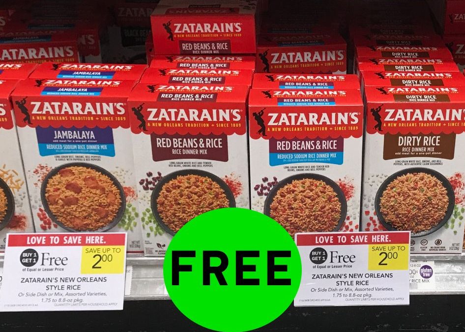 Fox Deal of the Week! TWO (2!) FREE Boxes of Zatarain’s Rice!!