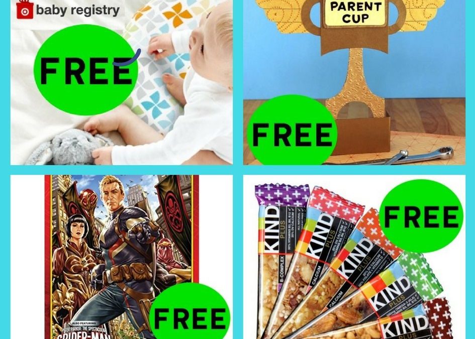 FOUR (4!) FREEbies: $60 Welcome Bag + RARE Coupons at Target, Dad’s Parent Cup Printable, Secret Empire Comic Book and Kind Bars!