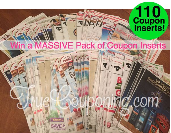 Win 110 Coupon Inserts! Flash Coupon Giveaway Ends @ Noon Sat. 6/3/17!