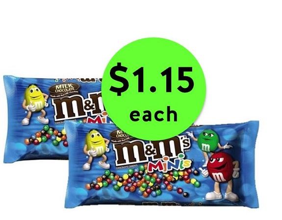 Nab M&M's Chocolate Candy Bags JUST $1.15 Each at Publix! ~ Right Now!
