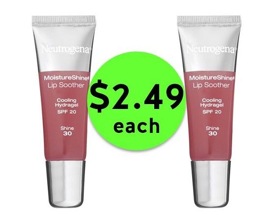 Save 69% Off Neutrogena MoistureShine Lip Soothers w/SPF at CVS! ~ Happening Right Now!