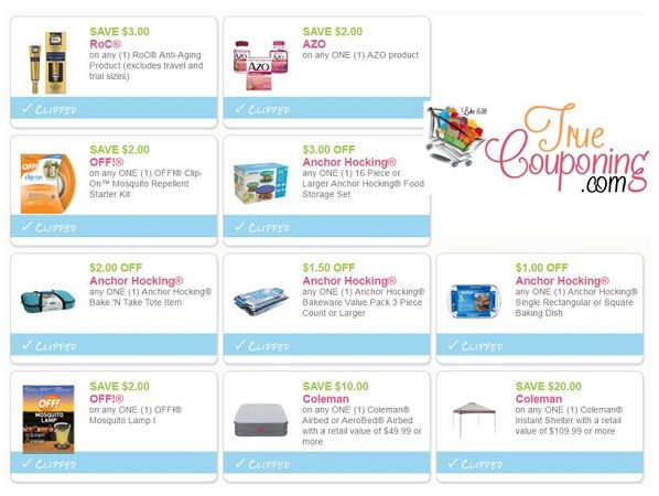 **HOT** NEW Coupons for Coleman Airbed & Canopy, Anchor Hocking Glassware RESET & More NEW Coupons! ~ Print NOW!
