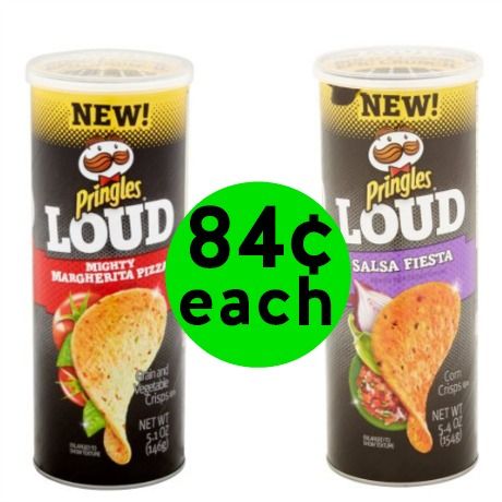 Yum! Pick Up Pringles LOUD Crisps for Only 84¢ Each at Walmart! ~ Right Now!