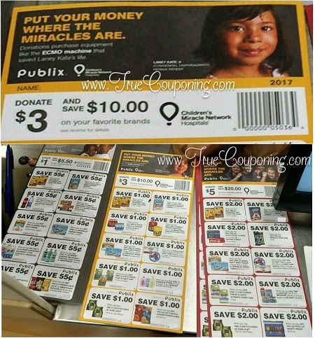 Publix "Children’s Miracle Network" $1, $3 & $5 Donation Coupon Sheets! {Valid through 8/1/17}