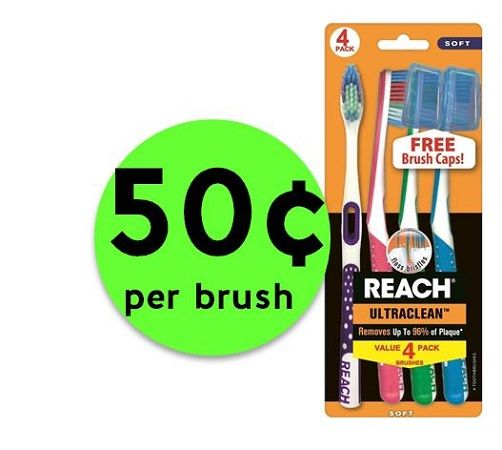 Find Reach Toothbrushes JUST 50¢ Per Brush {No Coupon Needed!} at Target! ~ Going On Now!