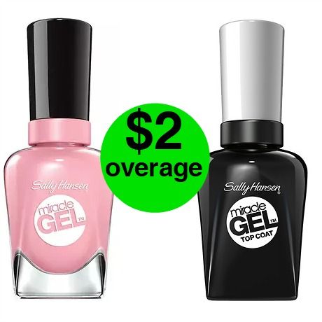 Don't Miss Out on FREE Sally Hansen Gel and Top Coat + $2 Overage at Walgreens! ~ TODAY ONLY!