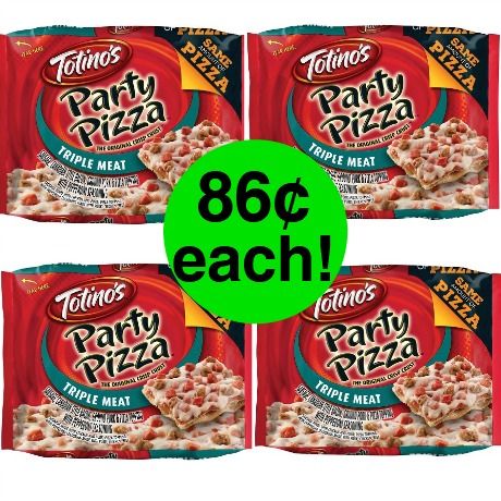 CHEAP Pizza Night!! Totino's Party Pizza Only 86¢ Each Right Now at Walmart!