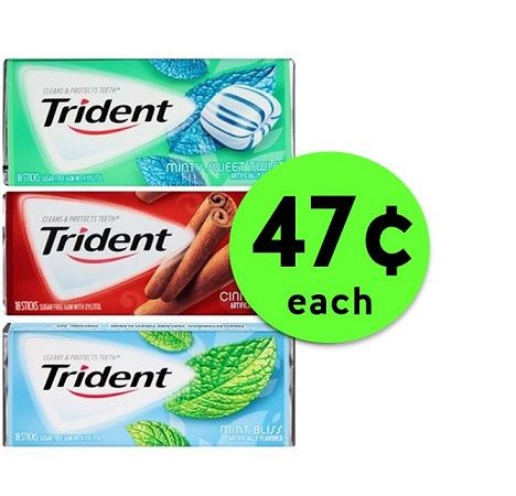 Pop Into Publix for 47¢ Trident Gum Singles! ~ Going On Now!