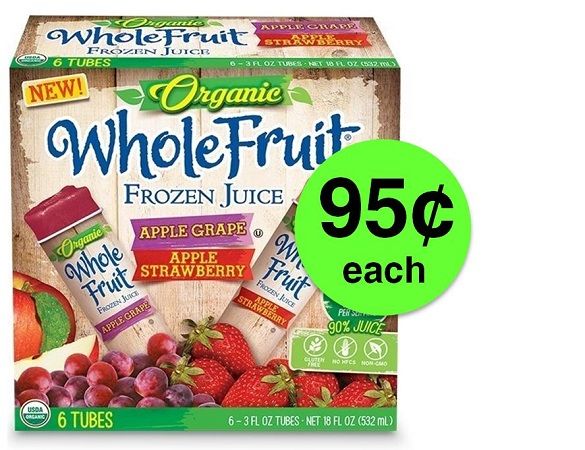Fill the Freezer with 95¢ Whole Fruit Organic Frozen Juice Tubes at Publix! ~ Starts Saturday!