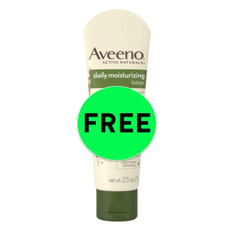 FREE Aveeno Purse Sized Lotion at Target! ~ Right Now!