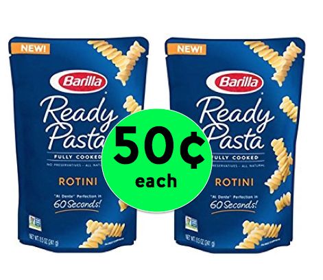 Get Barilla Pasta Ready Pouches for Only 50¢ Each at Walgreens! ~ Right Now!