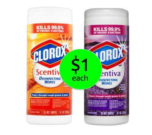 It's Clean Up Time! Pick Up Clorox Scentiva Disinfecting Wipes Only $1 at Publix! ~ Right Now!