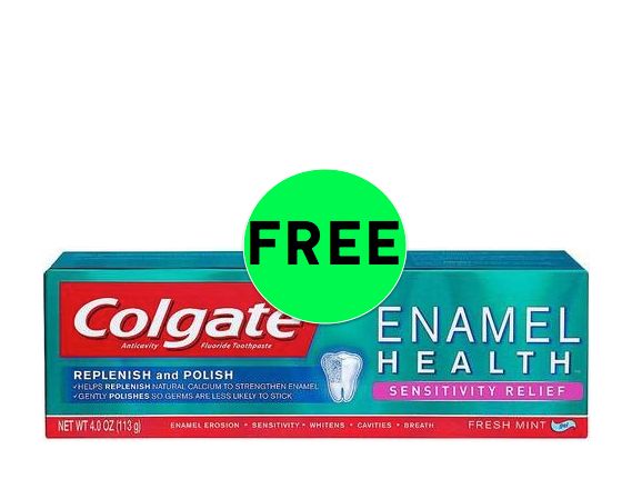 FREE Colgate Enamel Health Toothpaste at Walmart! ~ Right NOW!