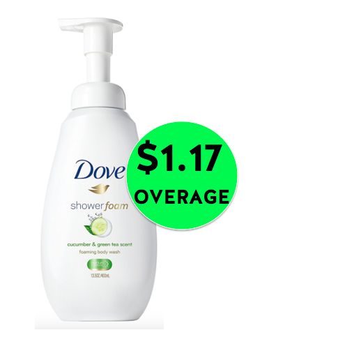 Get Paid to Clean Up with Dove Shower Foam Body Wash at Walmart! {It's FREE + $1.17 Overage!} ~Right Now!