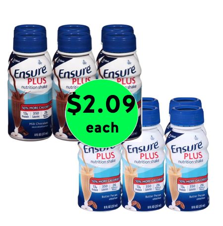 Get Ensure Nutritional Shakes Only $2.09 Each at Walgreens! ~ Right Now!