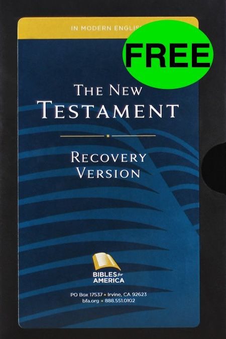 FREE New Testament Bible!
