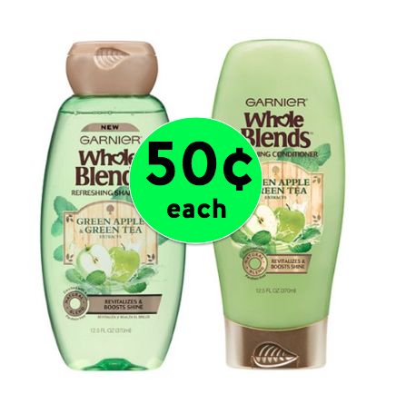 Treat Your Hair to Garnier Whole Blends Hair Care Only 50¢ Each at Walgreens! ~ Right Now!