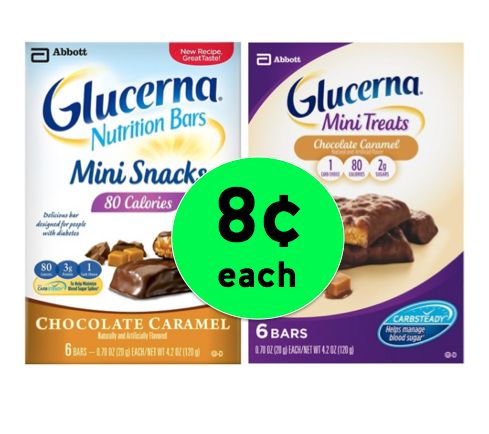 Pick Up TWO (2!) Boxes of Glucerna Nutrition Bars for Only 8¢ each at Target! ~ This Week Only!