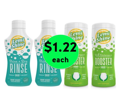 Stock Up on Lemi Shine Detergent Booster & Rinse Aid ONLY $1.22 Each {No Coupon Needed} at Target! ~ Ends Saturday!