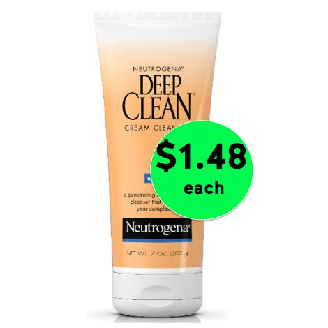 Get Neutrogena Deep Clean Cleanser ONLY $1.22 Each at Walmart! ~Right Now!