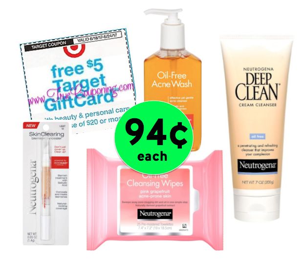 For ONLY $3.76, Nab THREE (3!) Neutrogena Skin Cleansers & ONE (1!) Concealer at Target! ~ Ends Saturday!