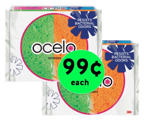 Pick Up TWO (2!) Packs of Ocelo Sponges for Only 99¢ Each at Target! ~ Ends Tomorrow!
