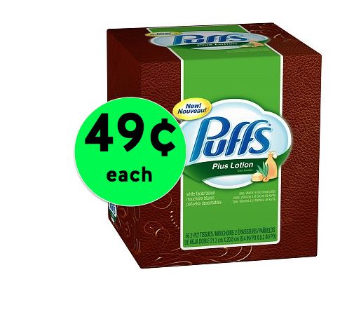 Get Puffs Facial Tissues ONLY 49¢ Each at Walgreens! ~ Starts Today!