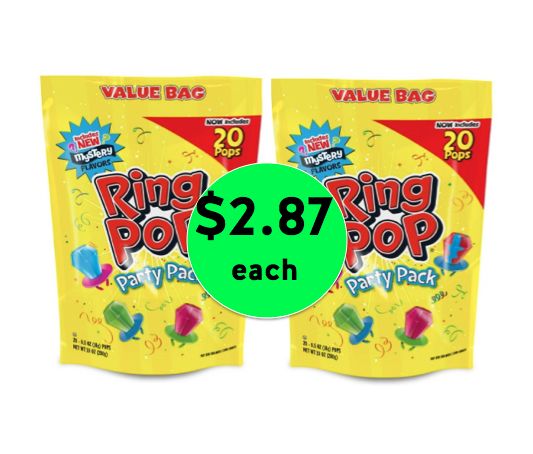 Nab 20 Count Ring Pop Bags ONLY 14¢ Per Pop at Target! ~ Happening Now!