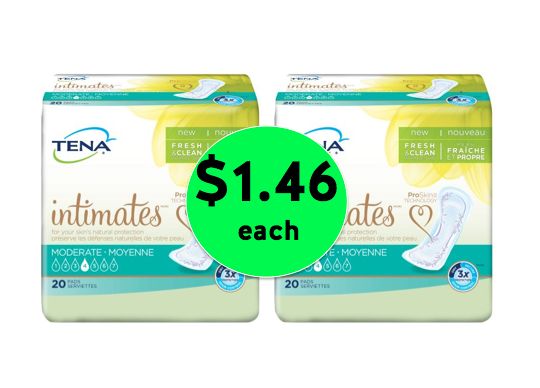 (**Updated: 54¢ Money Maker!**) Ladies Only! Pick Up Tena Pads for Women Only $1.46 Each at Walmart! ~Right Now!