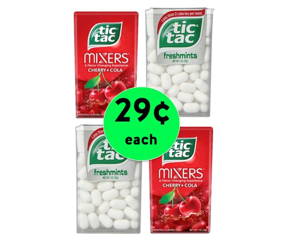 Fresh & Minty! Nab Tic Tac Mints ONLY 29¢ Each at Target! ~ Going On Now!