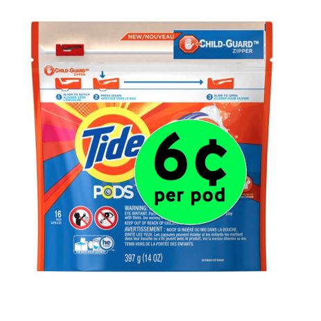HOT TIDE DEAL! Tide Pods ONLY 6¢ Each Pod at Walmart! ~ Right NOW!