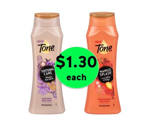 Pick Up TWO (2!) Tone Body Wash ONLY $1.30 Each at Walmart! ~Right Now!