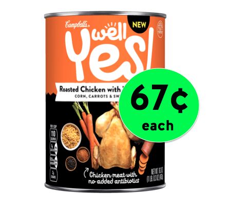 Enjoy Campbell's Well YES! Soup for 67¢ Each at Publix! ~Ends Tues/Weds!