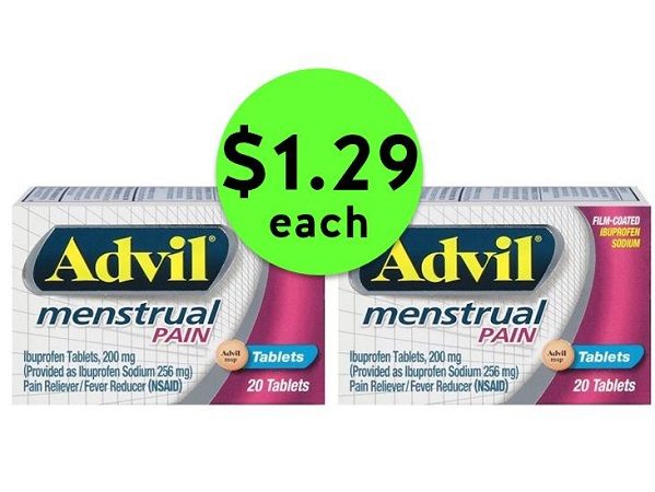 Be Pain FREE with $1.29 Advil Menstrual Pain Relief Tablets at Publix! ~ NOW!